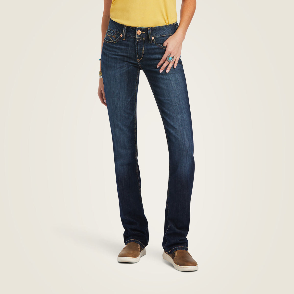 Mid Rise Octavia Straight Leg Jeans Ariat Women|Sale