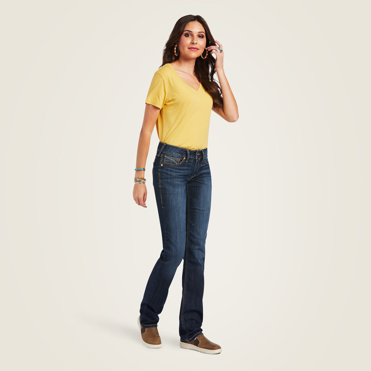 Mid Rise Octavia Straight Leg Jeans Ariat Women|Sale