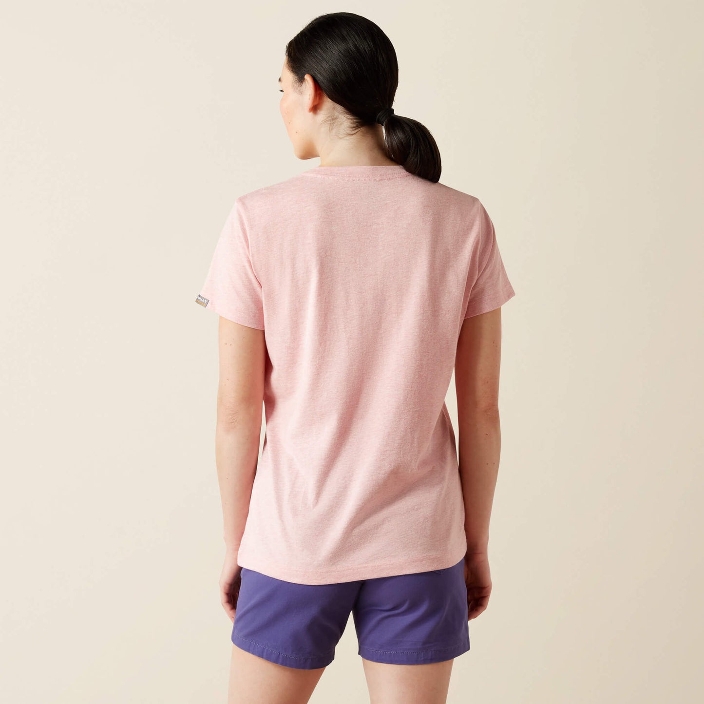 Rebar Cotton Strong Standard V-Neck T-Shirt Ariat Women|Work