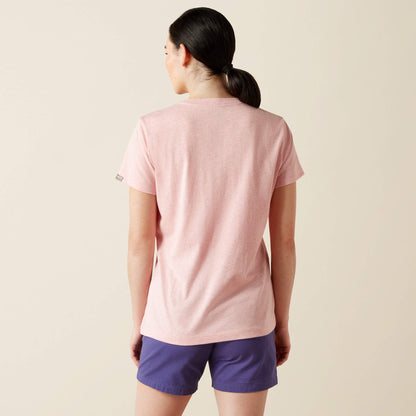 Rebar Cotton Strong Standard V-Neck T-Shirt Ariat Women|Work