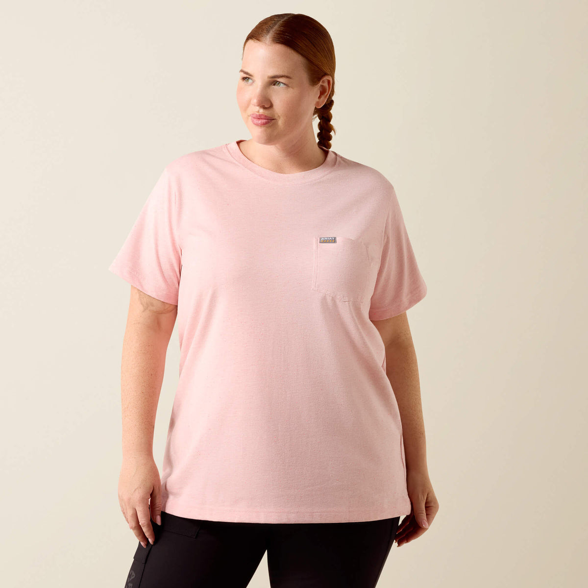 Rebar Cotton Strong Space Dyed T-Shirt Ariat Women|Work