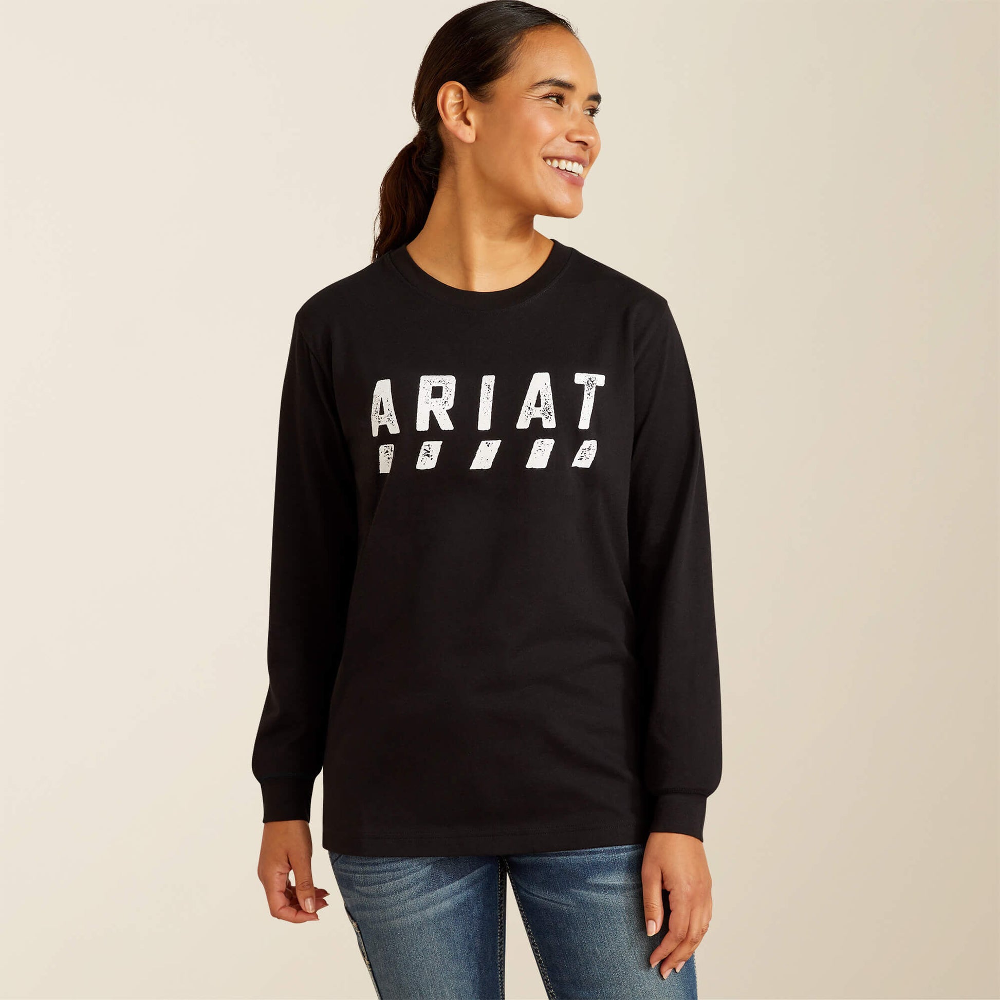 Rebar Cotton Strong Logo T-Shirt Ariat Women|Work