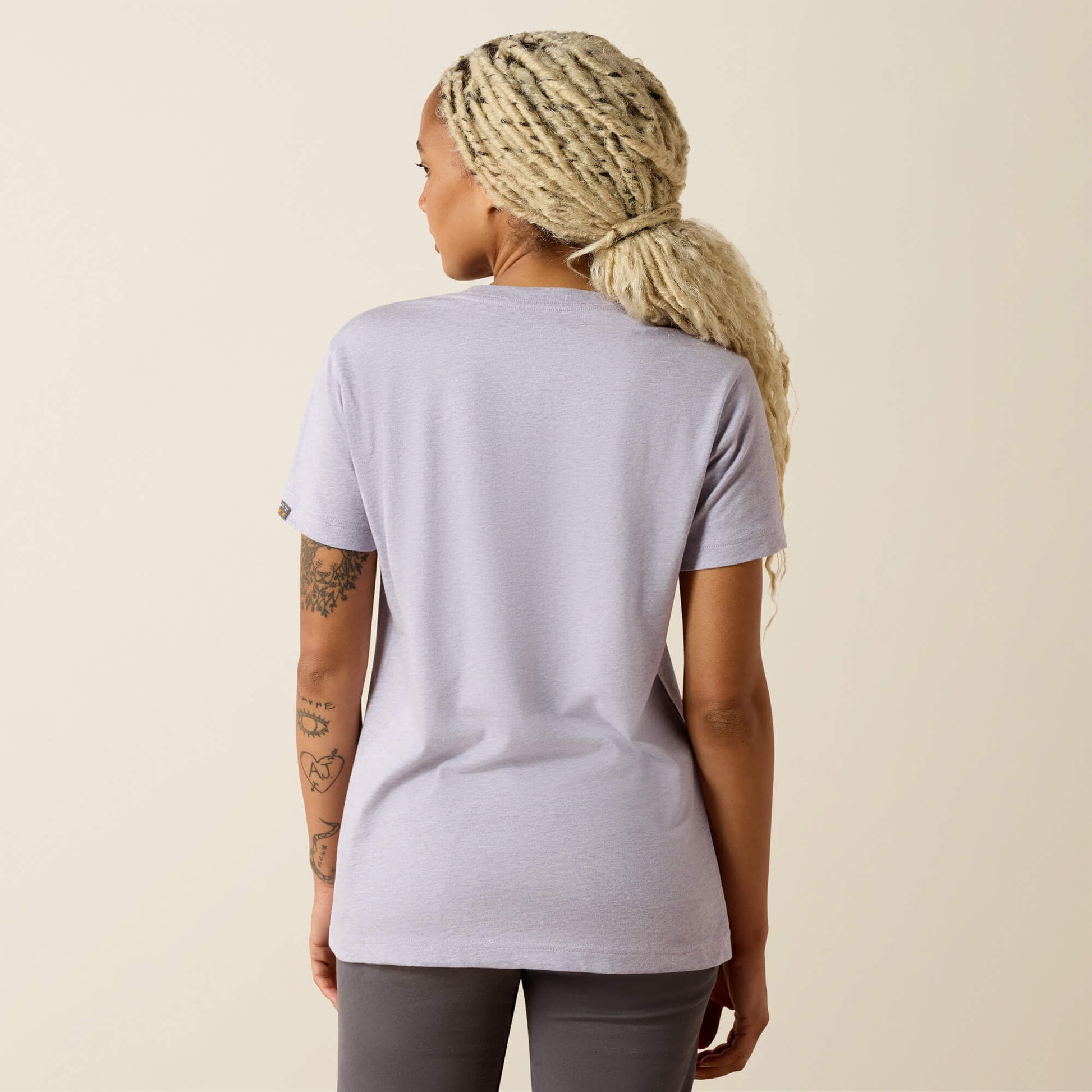 Rebar Cotton Strong Space Dyed T-Shirt Ariat Women|Work