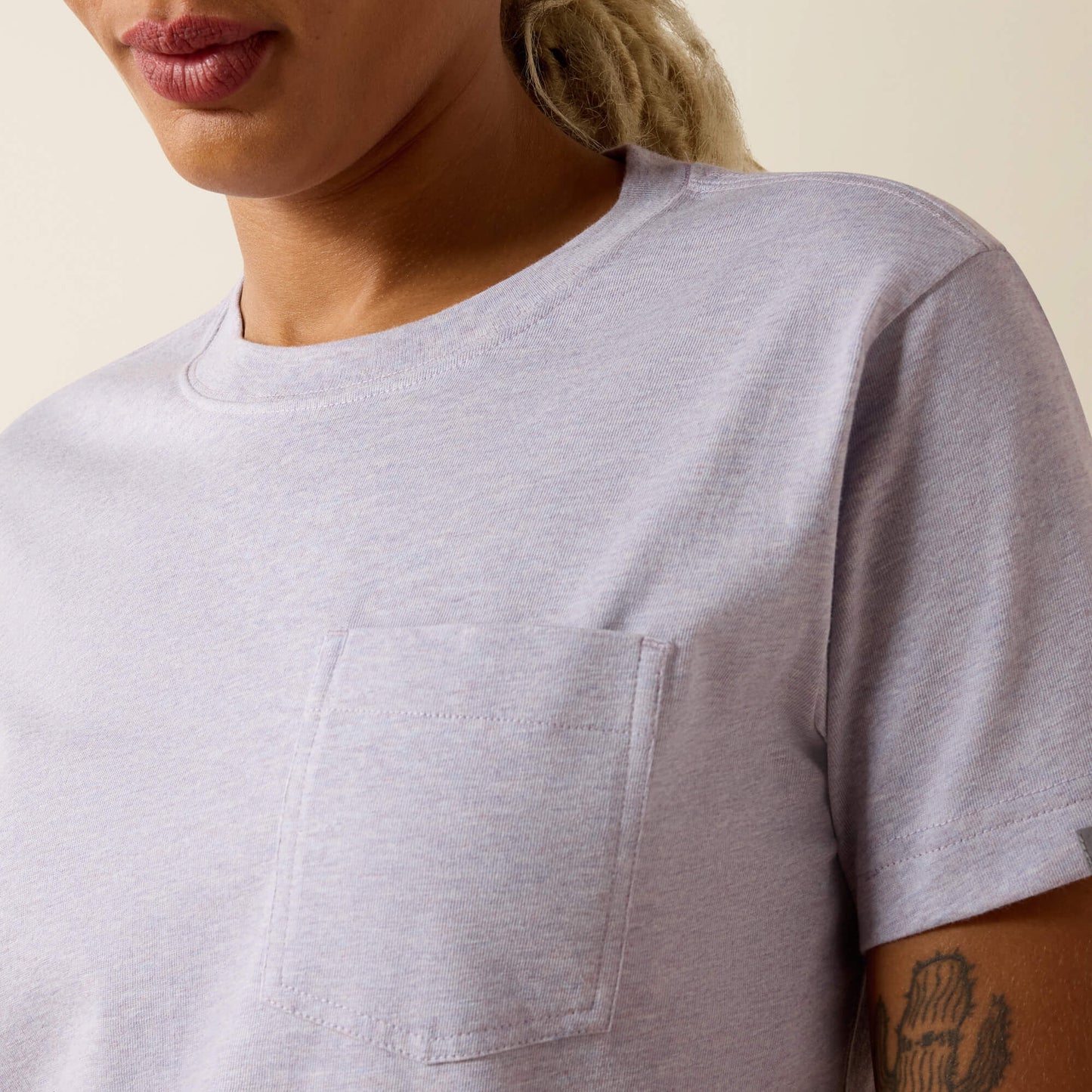 Rebar Cotton Strong Space Dyed T-Shirt Ariat Women|Work