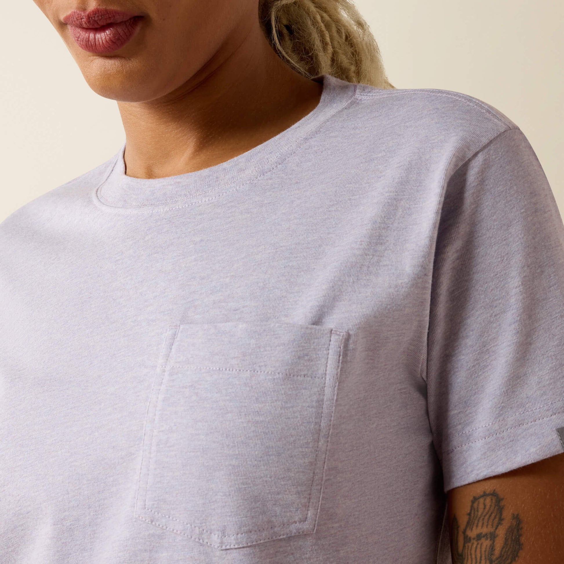 Rebar Cotton Strong Space Dyed T-Shirt Ariat Women|Work