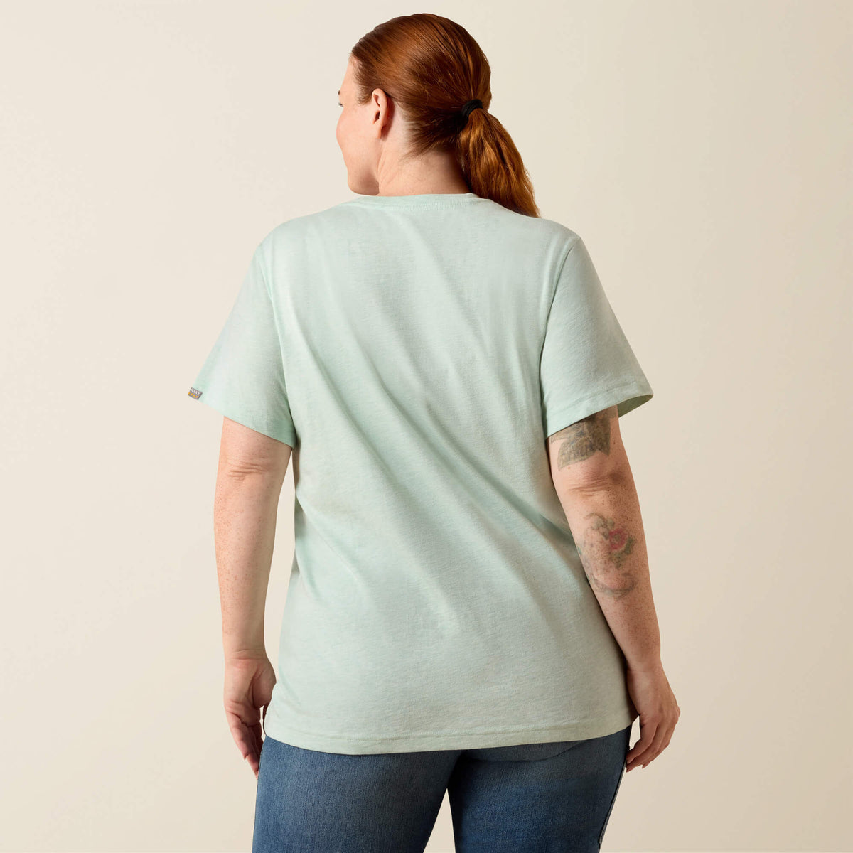 Rebar Cotton Strong Space Dyed T-Shirt Ariat Women|Work