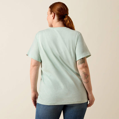 Rebar Cotton Strong Space Dyed T-Shirt Ariat Women|Work