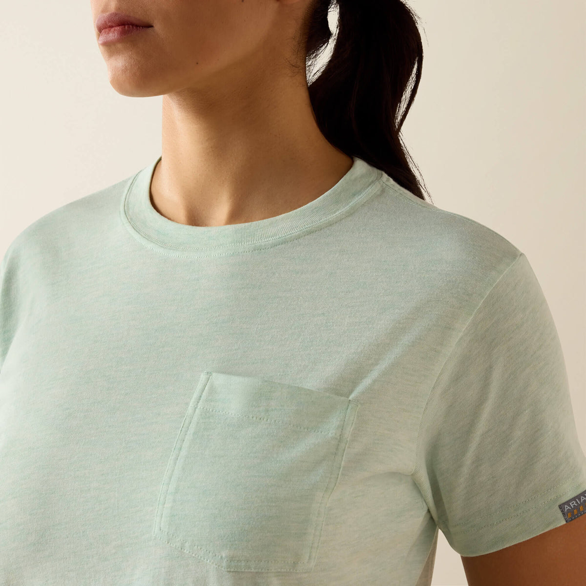 Rebar Cotton Strong Space Dyed T-Shirt Ariat Women|Work