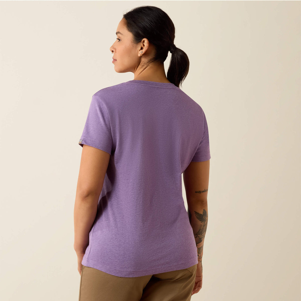 Rebar Cotton Strong Standard V-Neck T-Shirt Ariat Women|Work|Sale