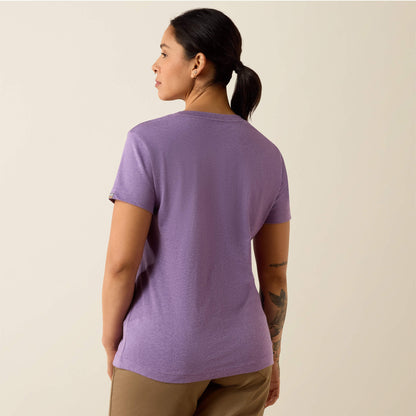 Rebar Cotton Strong Standard V-Neck T-Shirt Ariat Women|Work|Sale