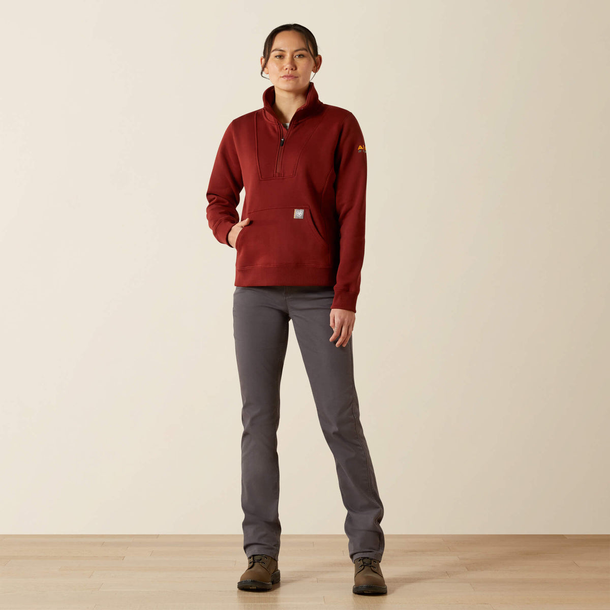 Rebar Traverse Funnel Neck Sweatshirt Ariat Women|Work|Sale