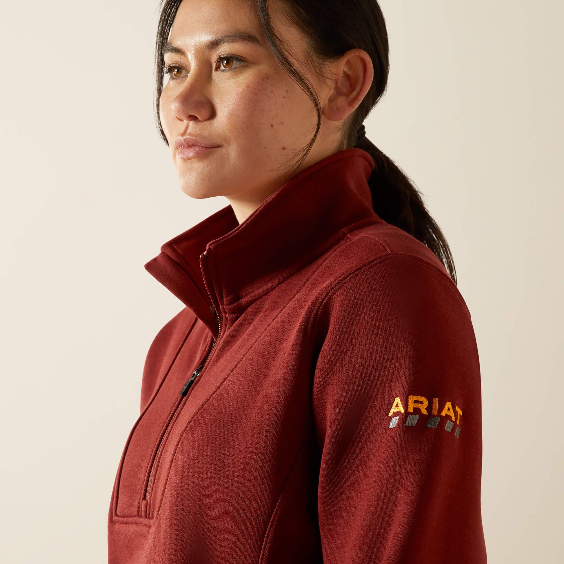 Rebar Traverse Funnel Neck Sweatshirt Ariat Women|Work|Sale