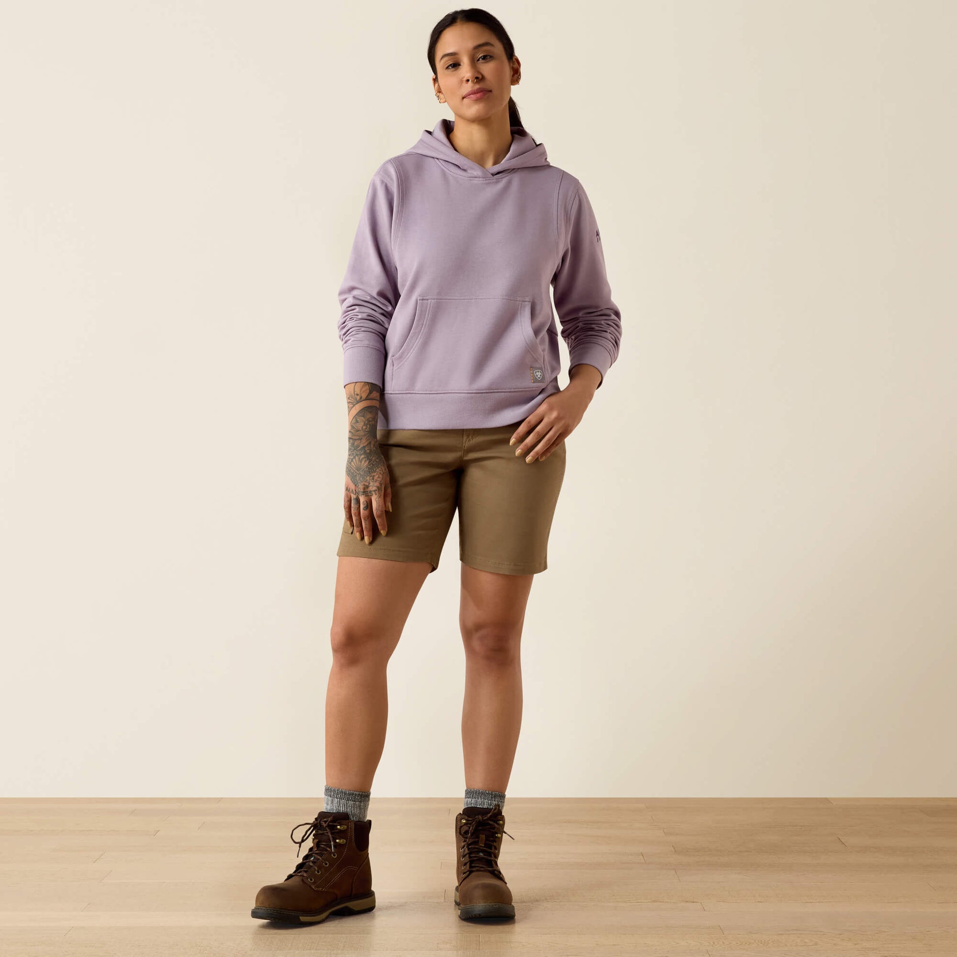 Rebar Lightweight Cropped Hoodie Ariat Women|Work|Sale