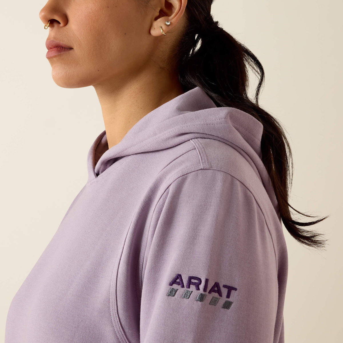 Rebar Lightweight Cropped Hoodie Ariat Women|Work|Sale