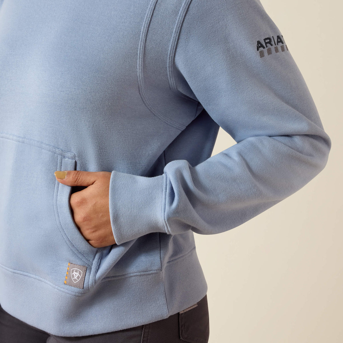 Rebar Lightweight Cropped Hoodie Ariat Women|Work|Sale