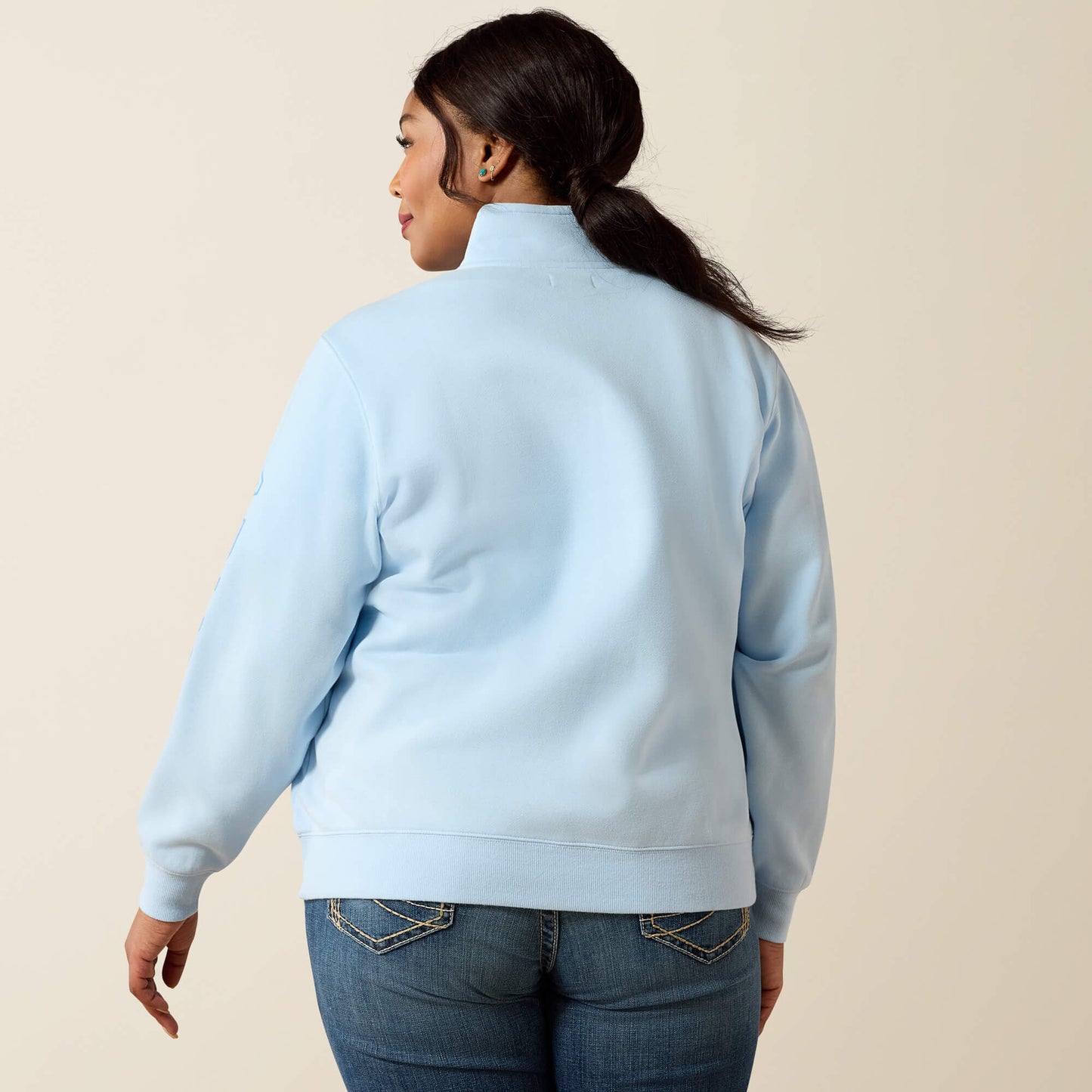 Foundation Logo 1/2 Zip Sweatshirt Ariat Women|Sale