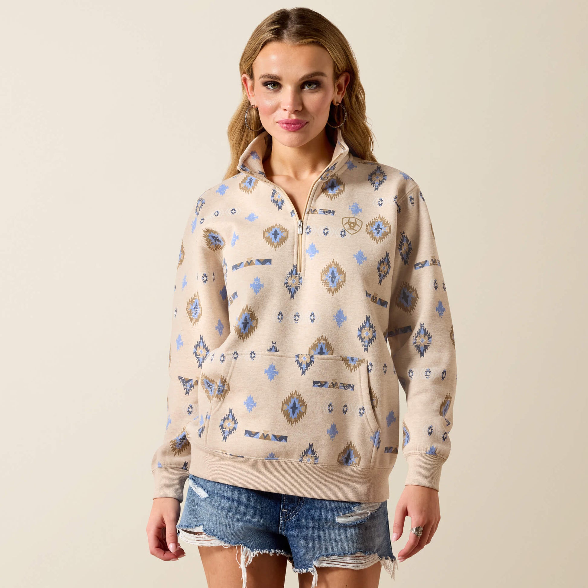 Sapphire 1/2 Zip Sweatshirt Ariat Women|Sale