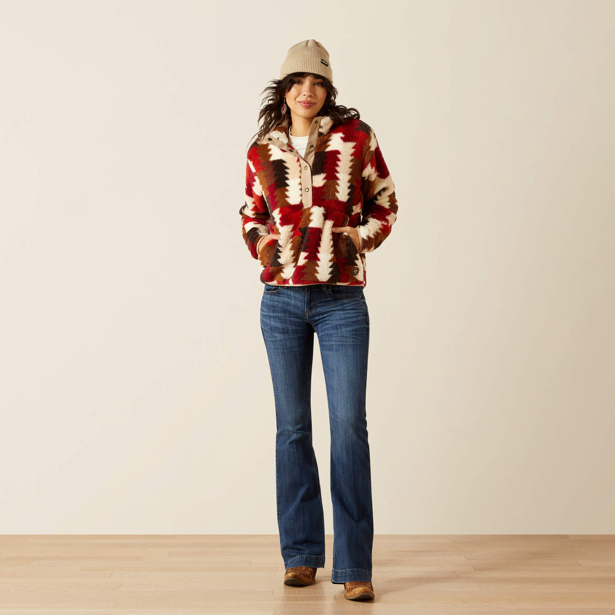 Berber Snap Front Sweatshirt Ariat Women