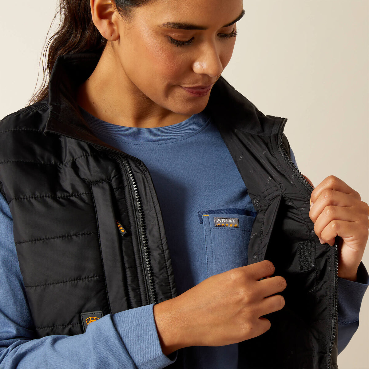 Rebar Cordura Ripstop Lightweight Insulated Vest Ariat Women|Work
