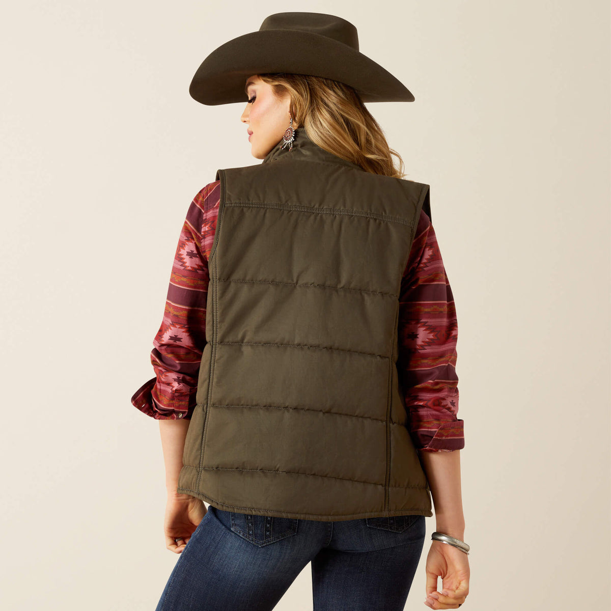 Grizzly Quilted Vest Ariat Women|Sale