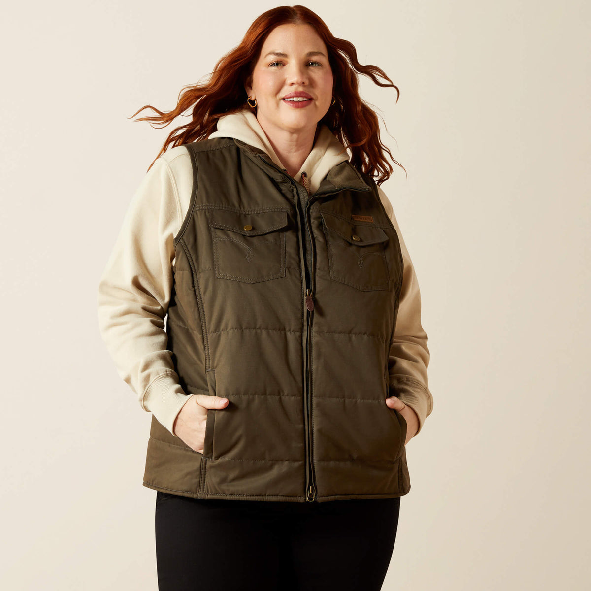 Grizzly Quilted Vest Ariat Women|Sale
