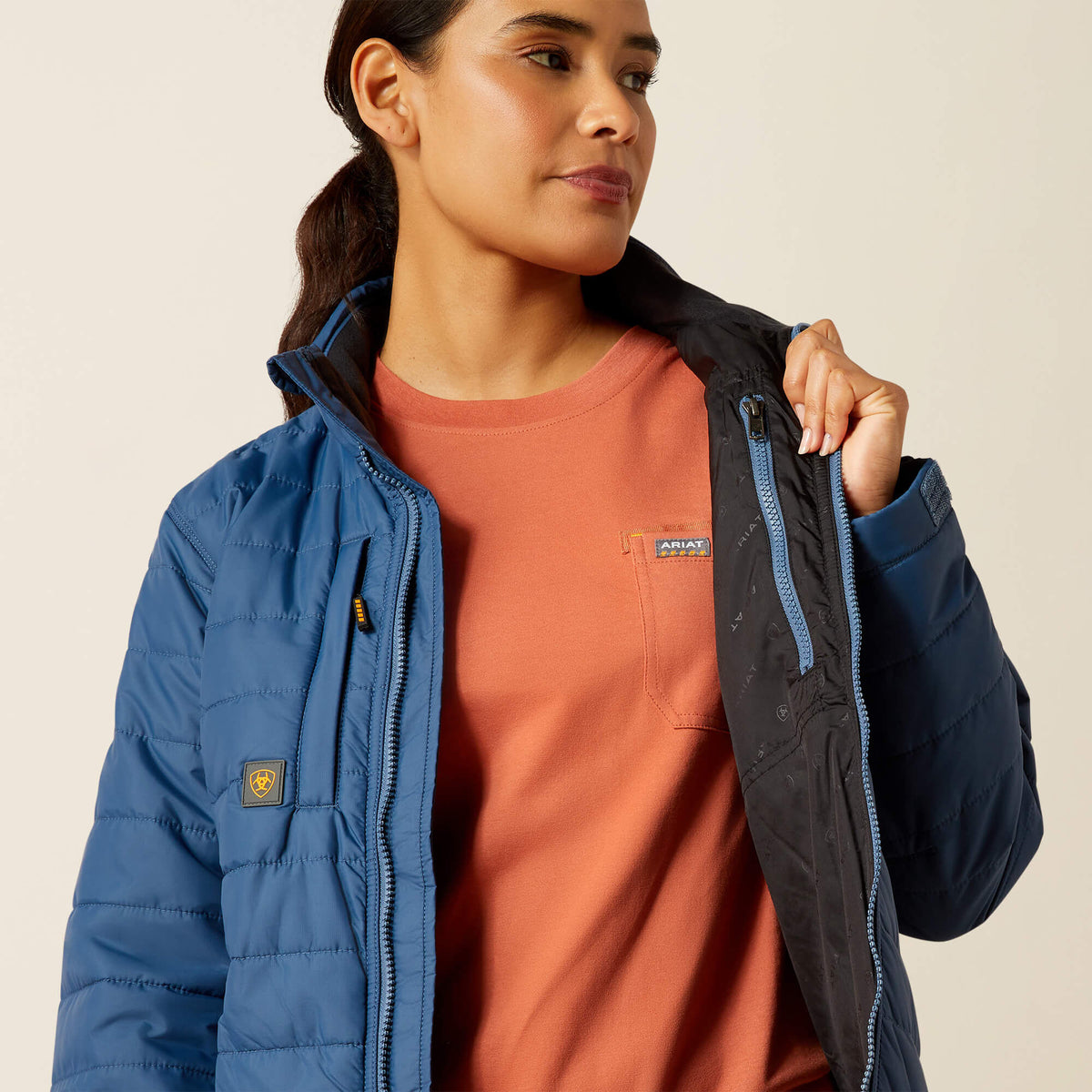 Rebar Cordura Ripstop Lightweight Insulated Jacket Ariat Women|Sale|Work