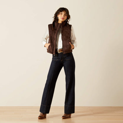 Swirls Faux Leather Vest Ariat Women|Sale