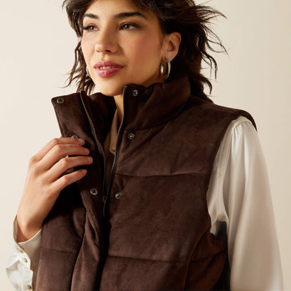 Swirls Faux Leather Vest Ariat Women|Sale