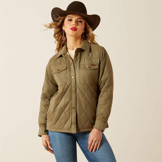 Grizzly Quilted Barn Jacket Ariat Women|Sale