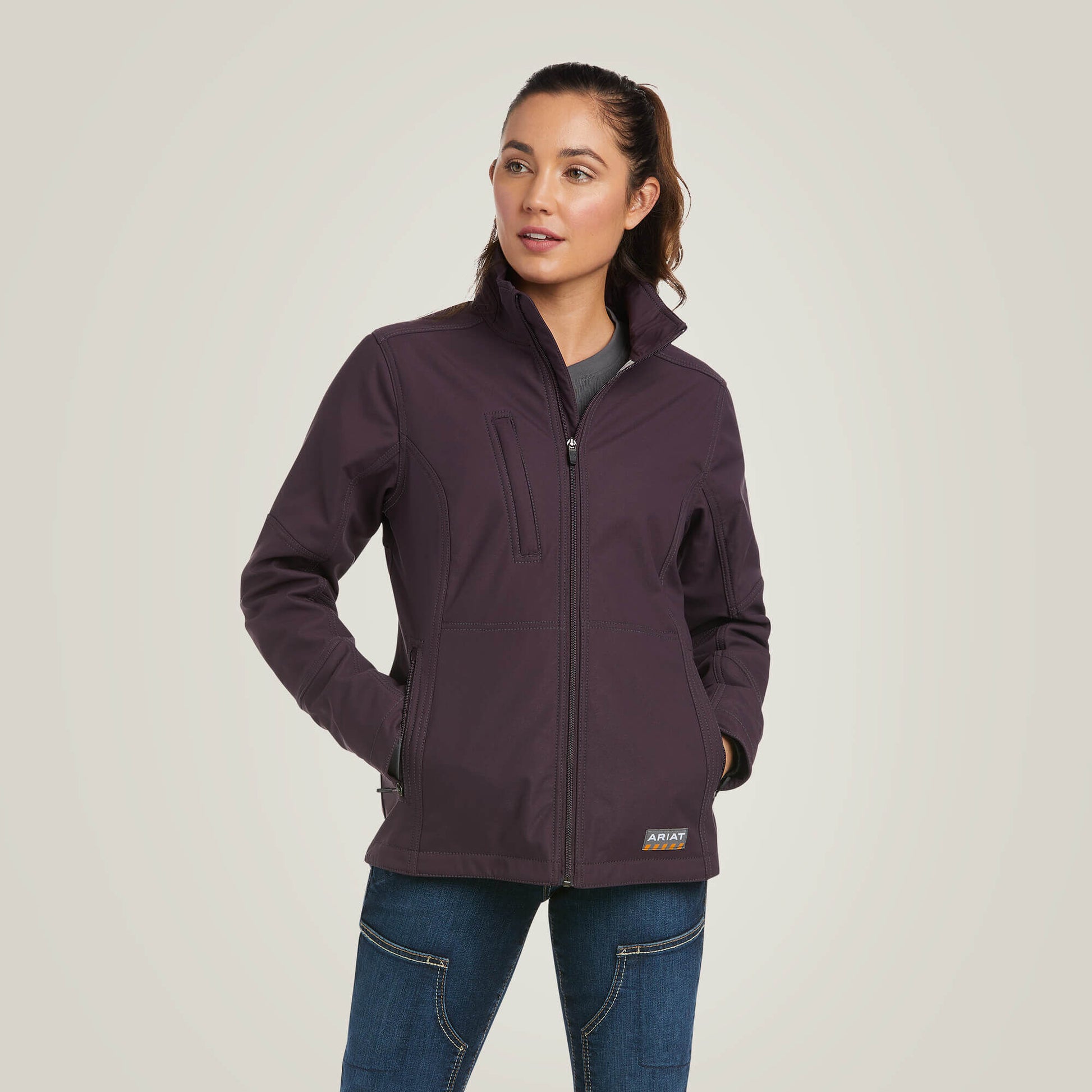 Rebar Stretch Canvas Softshell Jacket Ariat Women|Sale