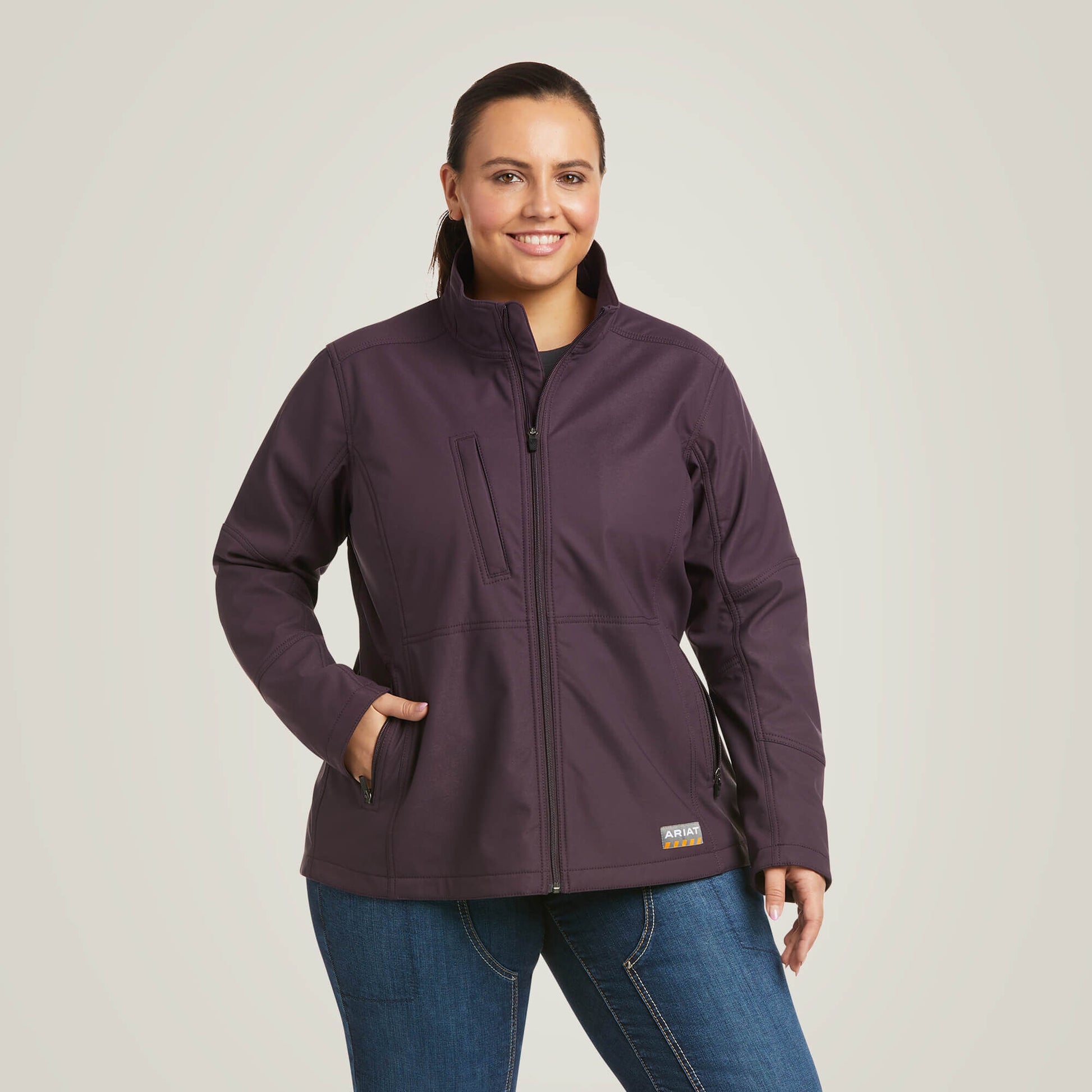 Rebar Stretch Canvas Softshell Jacket Ariat Women|Sale