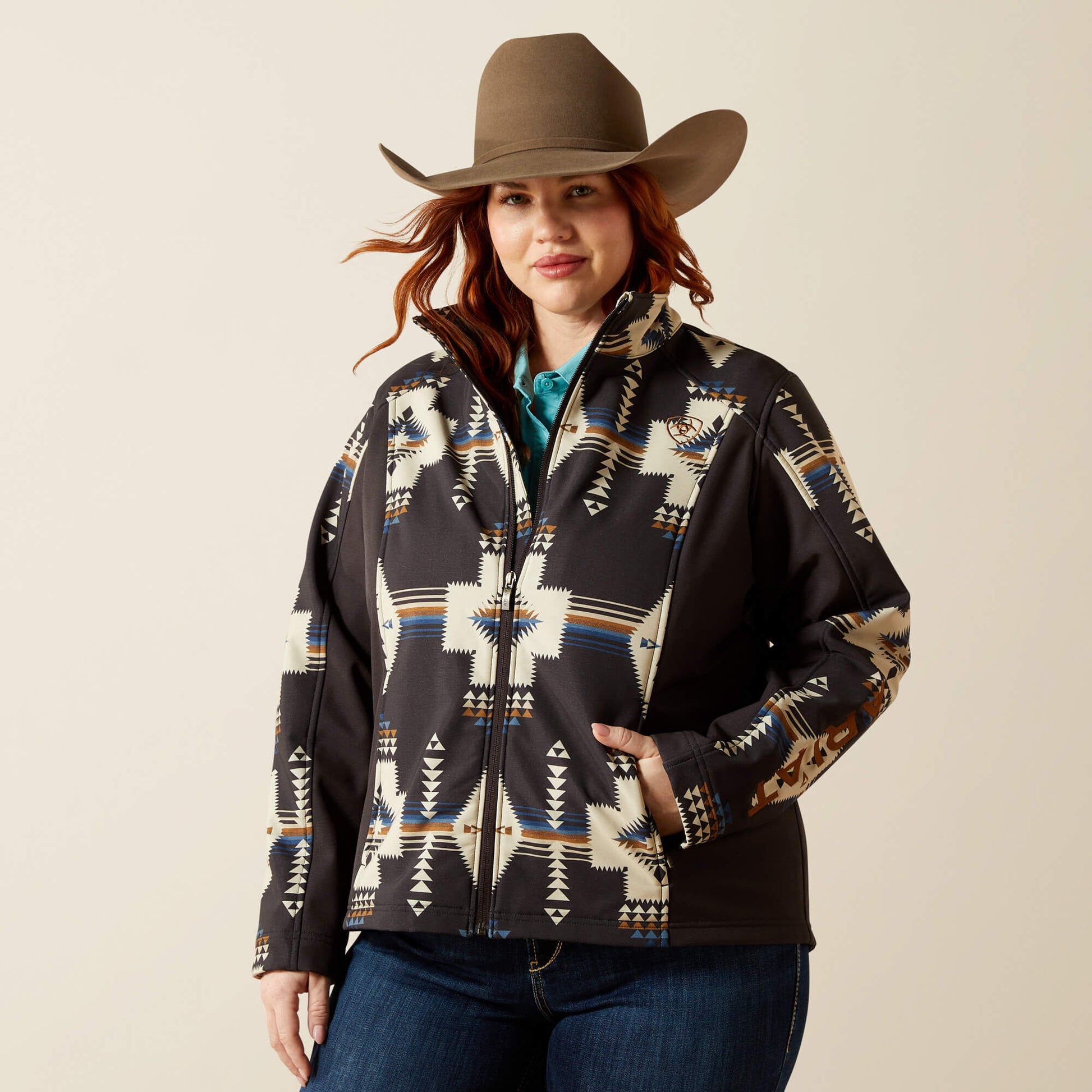 Ariat Logo Softshell Print Jacket Ariat Women|Sale