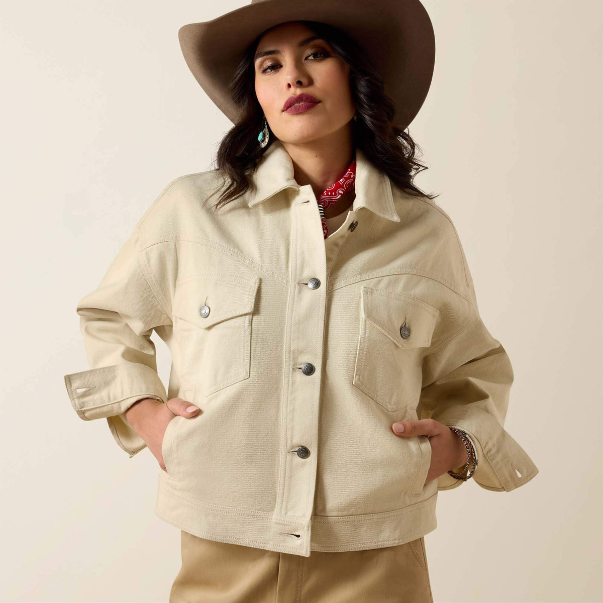 Solar Cotton Twill Jacket Ariat Women|Sale