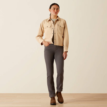 Rebar Cropped Woven Shirt Jacket Ariat Women|Sale