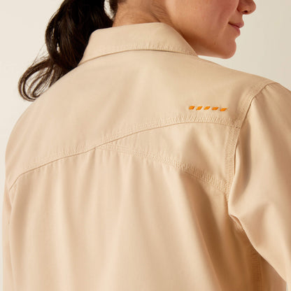 Rebar Cropped Woven Shirt Jacket Ariat Women|Sale