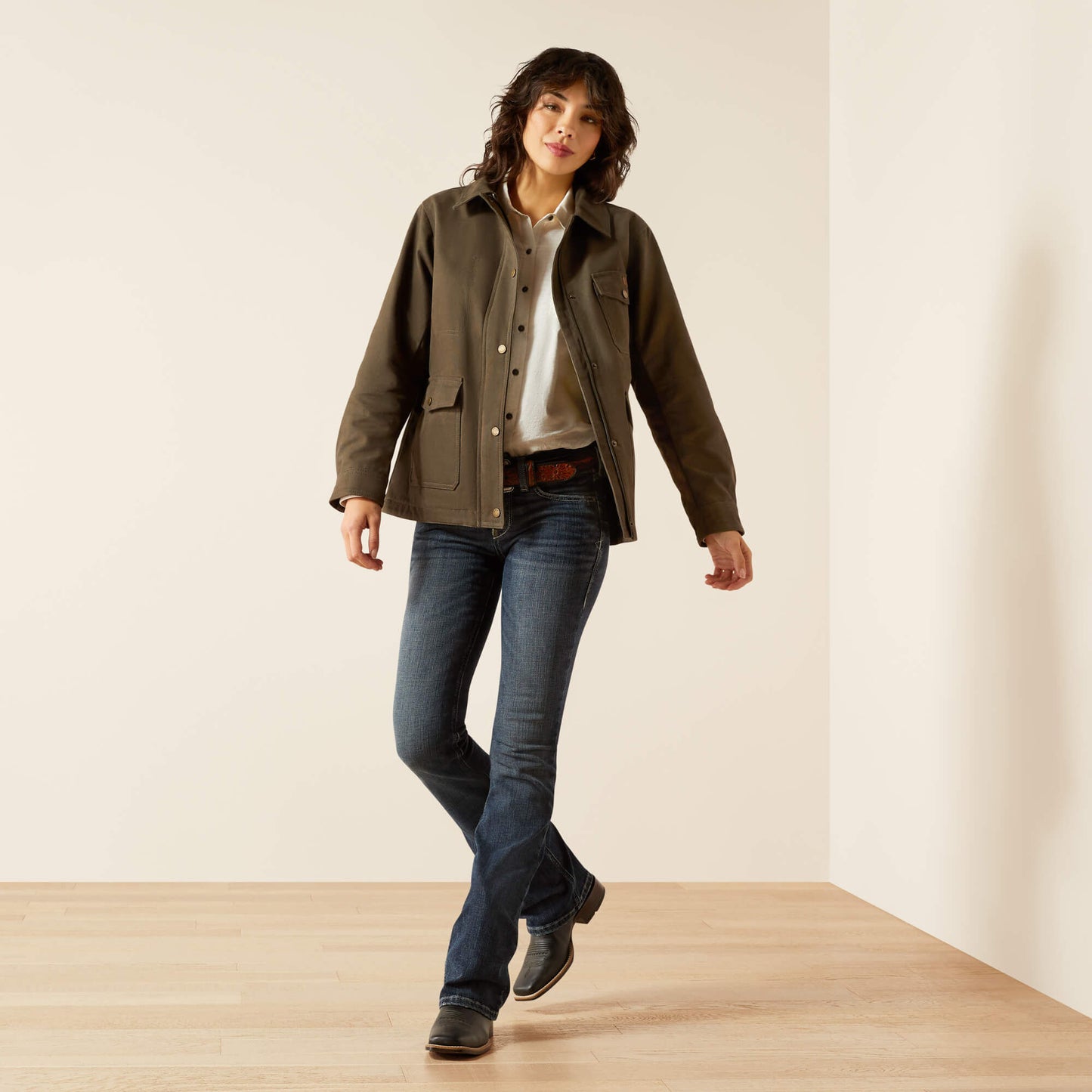 Western Canvas Chore Jacket Ariat Women|Sale