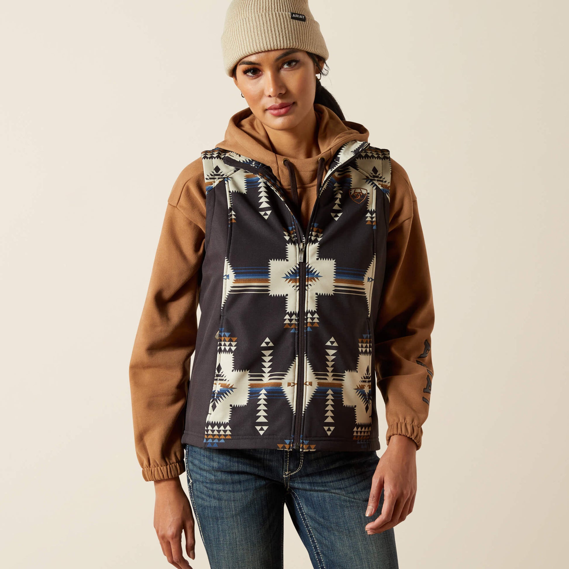 Ariat Logo Softshell Print Vest Ariat Women|Sale