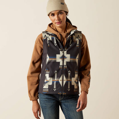 Ariat Logo Softshell Print Vest Ariat Women|Sale