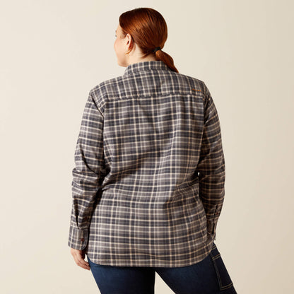 Rebar Flannel DuraStretch Work Shirt Ariat Women|Sale|Work