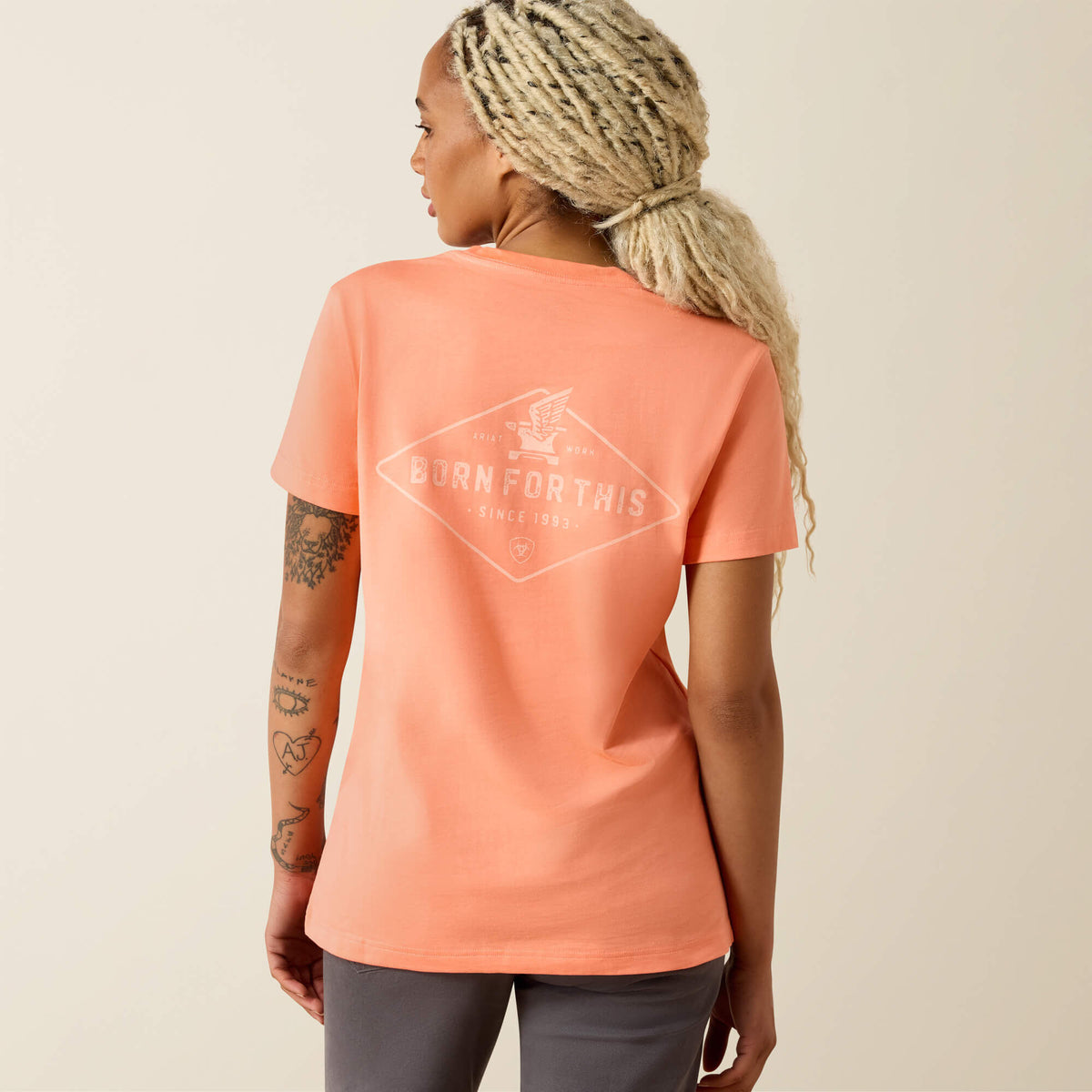 Rebar Cotton Strong Anvil Logo T-Shirt Ariat Women|Work|Sale