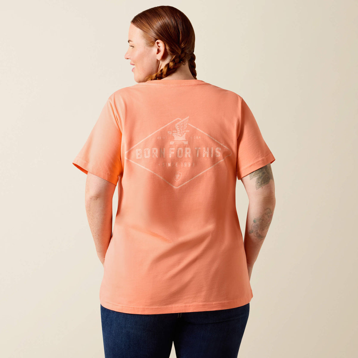 Rebar Cotton Strong Anvil Logo T-Shirt Ariat Women|Work|Sale