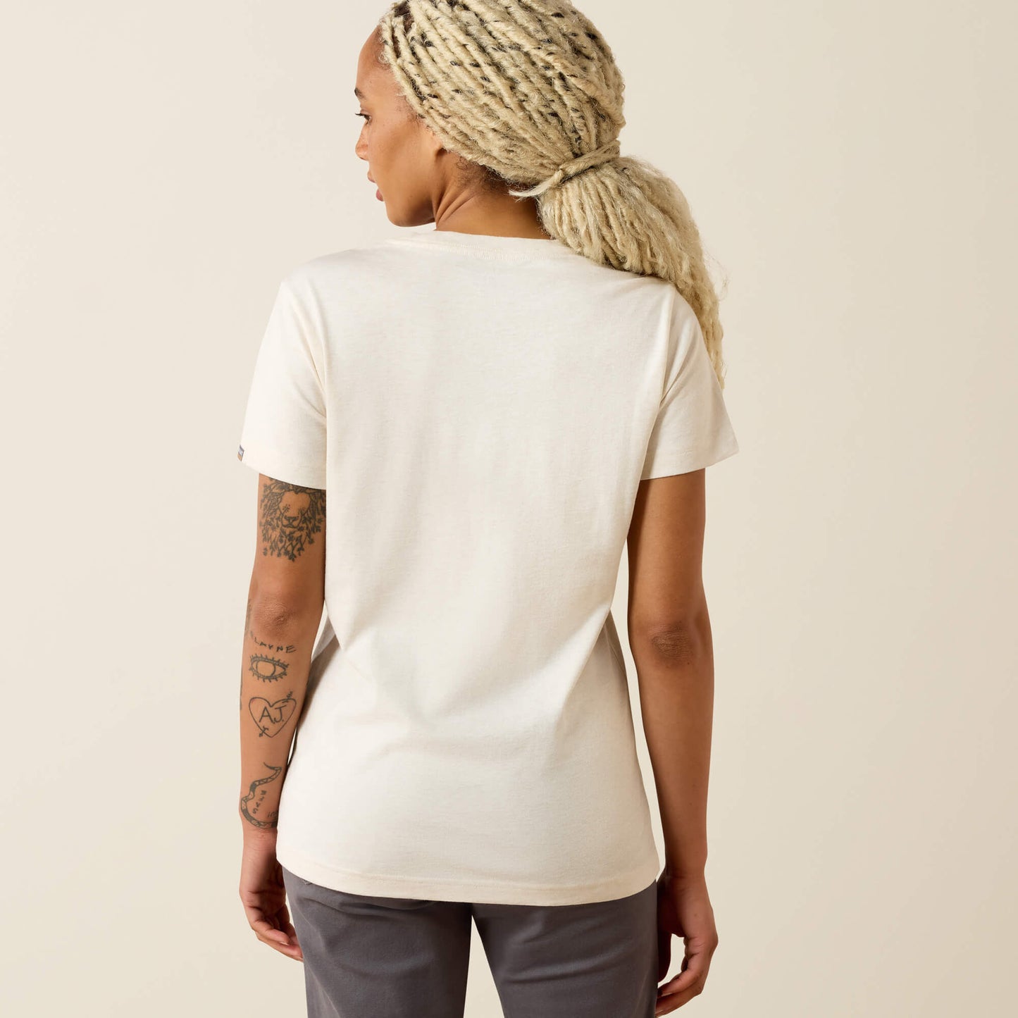 Rebar Cotton Strong Standard V-Neck T-Shirt Ariat Women|Work|Sale
