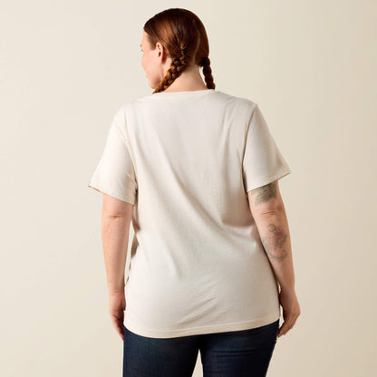 Rebar Cotton Strong Standard V-Neck T-Shirt Ariat Women|Work|Sale