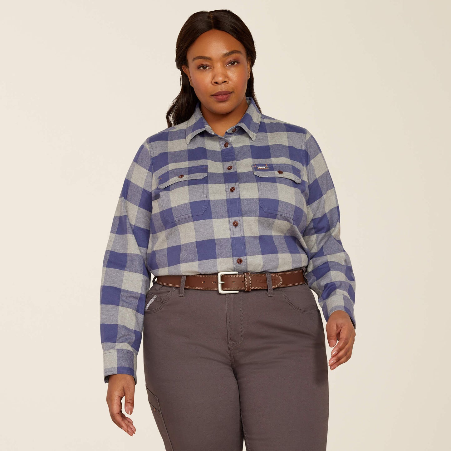 Rebar DuraStretch Flannel Tunic Ariat Women|Work|Sale