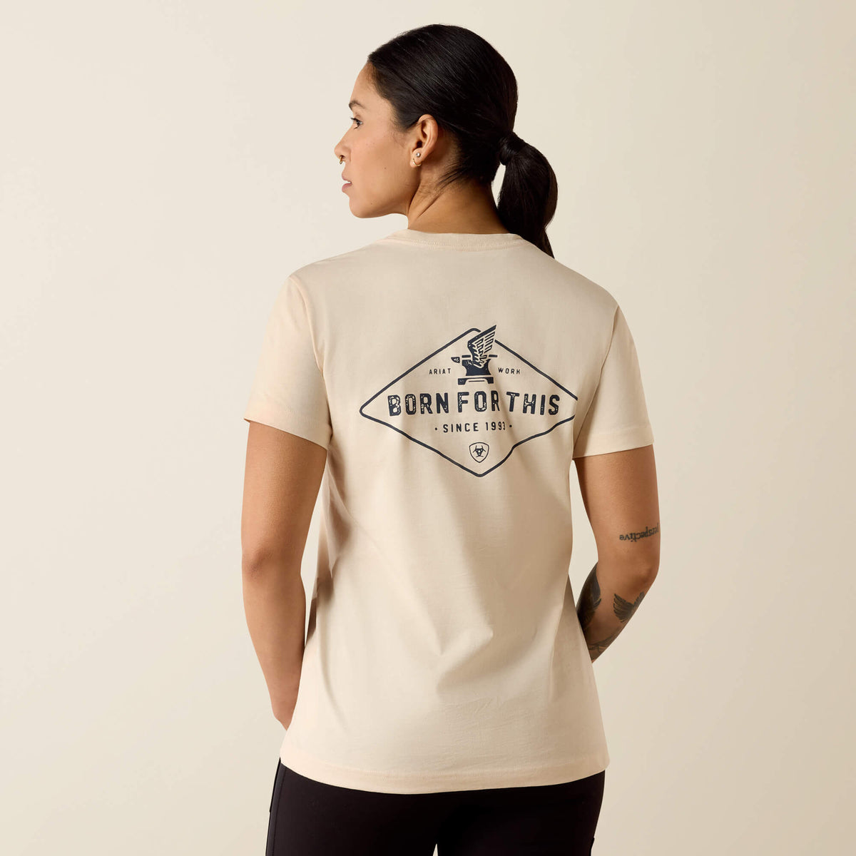 Rebar Cotton Strong Anvil Logo T-Shirt Ariat Women|Work|Sale