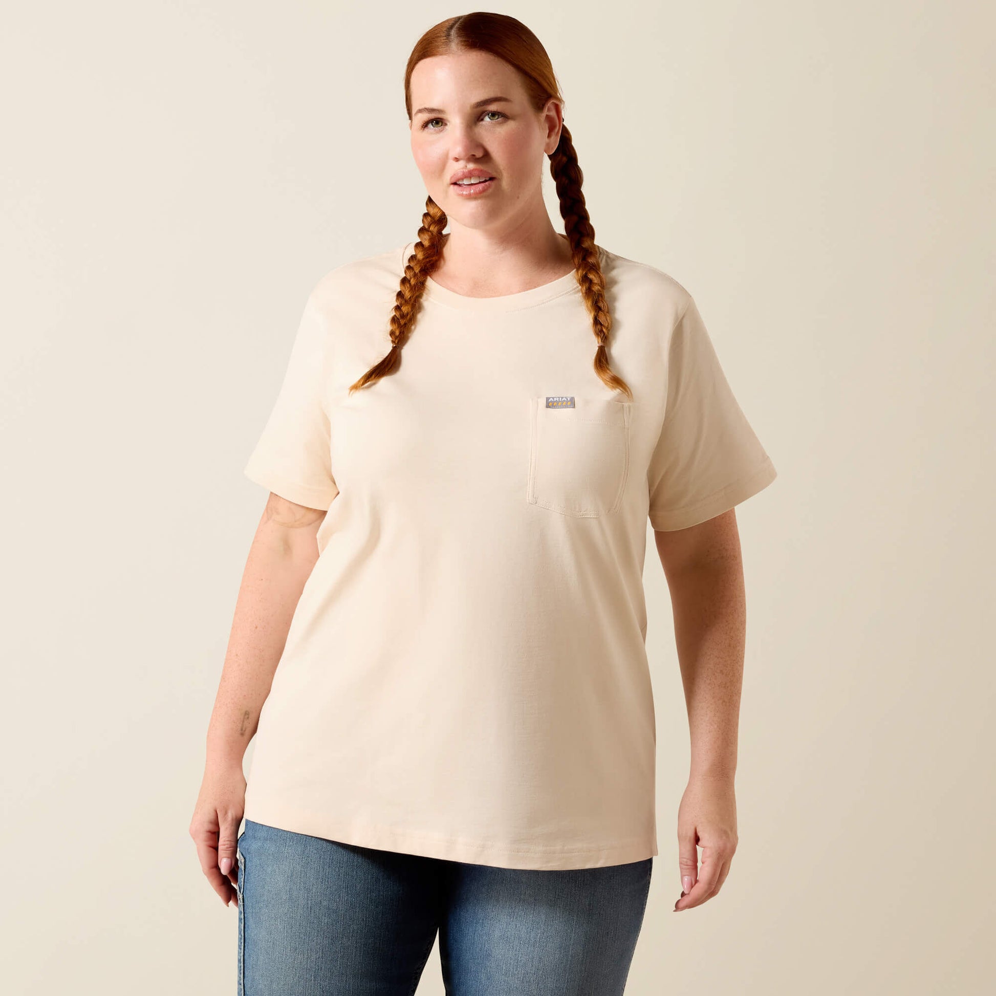 Rebar Cotton Strong Anvil Logo T-Shirt Ariat Women|Work|Sale
