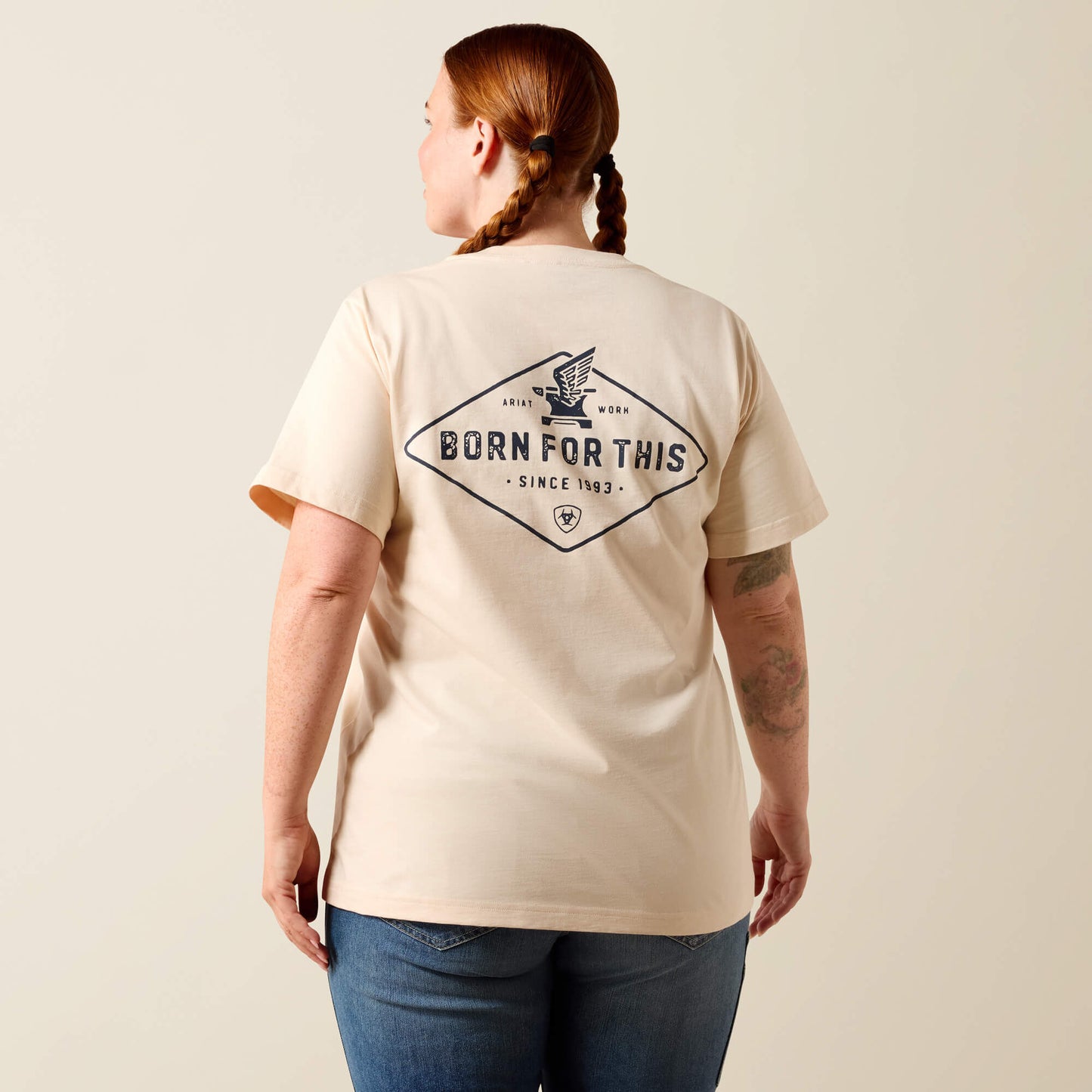 Rebar Cotton Strong Anvil Logo T-Shirt Ariat Women|Work|Sale