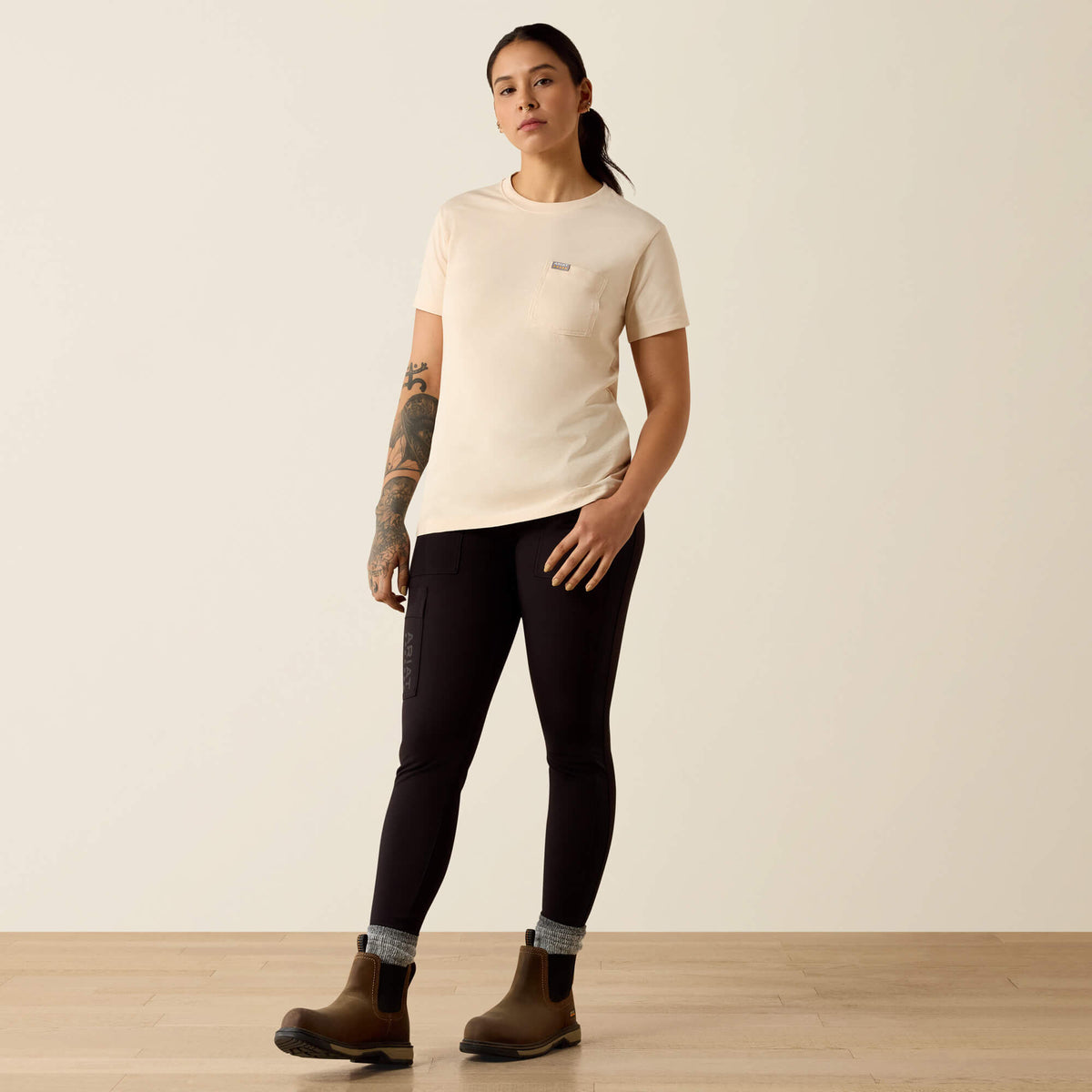 Rebar Cotton Strong Anvil Logo T-Shirt Ariat Women|Work|Sale