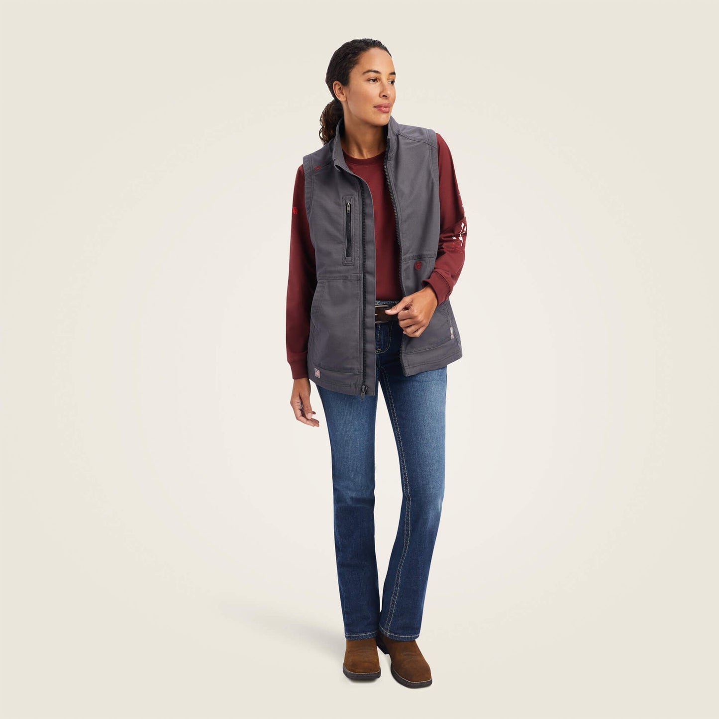 FR DuraLight Cordura Canvas Vest Ariat Women|Work