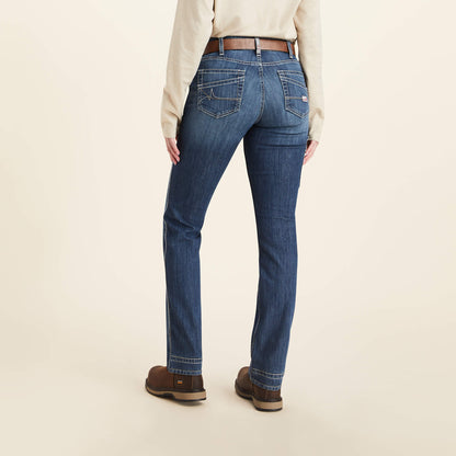FR Perfect Rise Perfect Rise DuraLight Stretch Cell Phone DuraStretch Straight Leg Jeans Ariat Women|Work